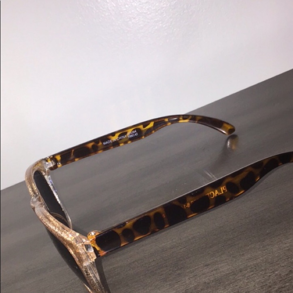 Kids gold sunglasses